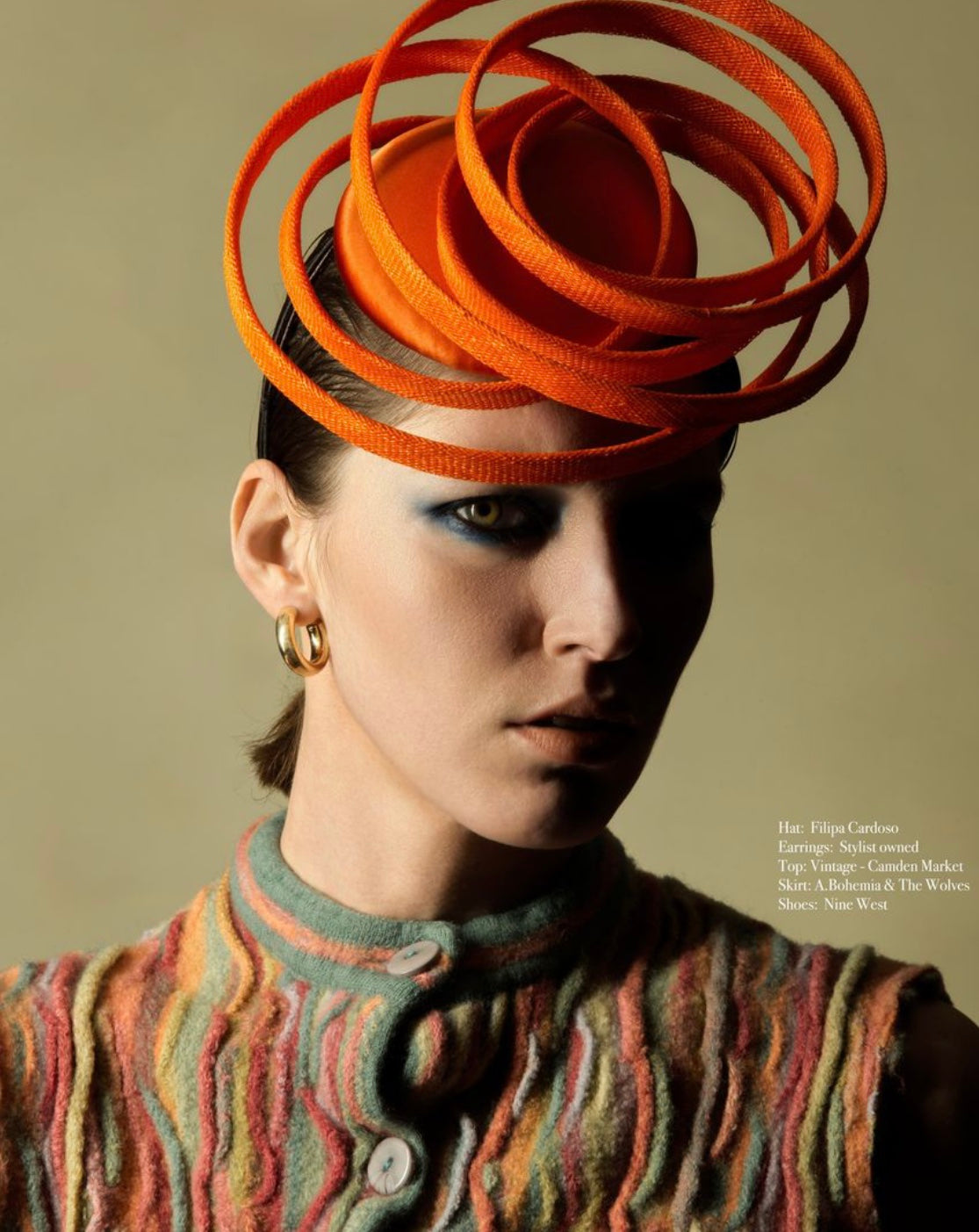 SUPERNOVA modern fascinator hat