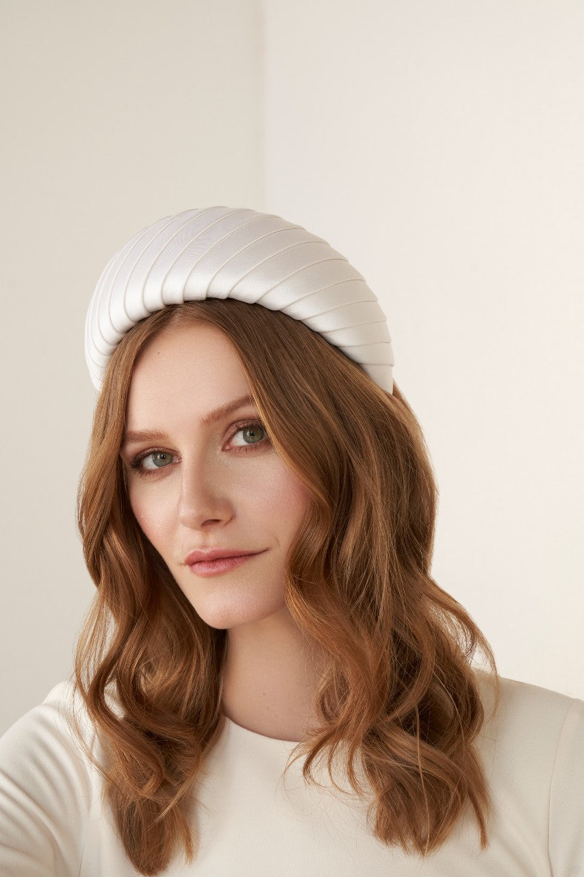 DUCHESS minimalistic oversized satin silk headband
