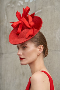 VANITY FAIR bow saucer hat