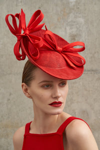 VANITY FAIR bow saucer hat