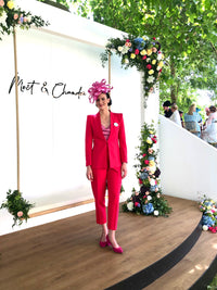 CHRYSANT stylized flower hat