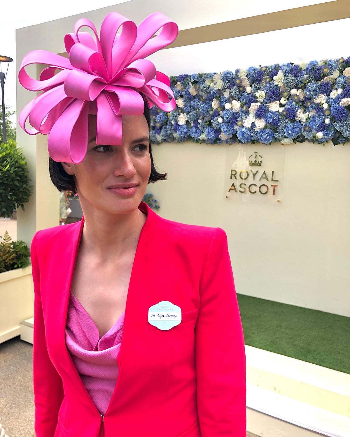 CHRYSANT stylized flower hat