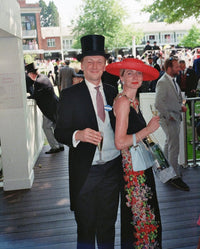 DARLING Red Upturned Wide Brim Hat